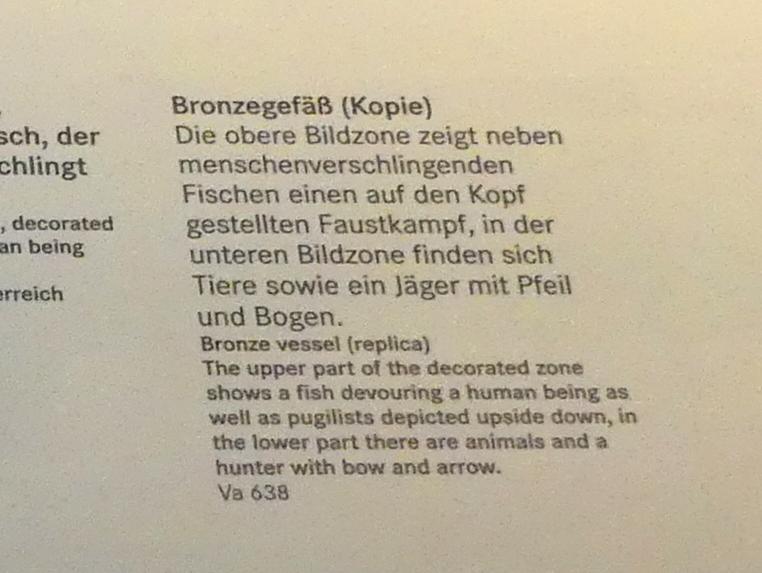 Bronzegefäß (Kopie), Hallstattzeit, 700 - 200 v. Chr., Bild 2/2