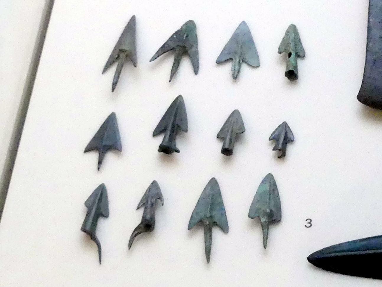 Pfeilspitzen, Urnenfelderzeit, 1400 - 700 v. Chr., 1300 - 1200 v. Chr., Bild 1/2