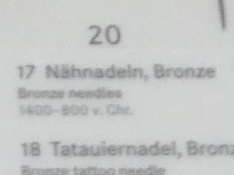 Nähnadeln, 1400 - 800 v. Chr., Bild 2/2