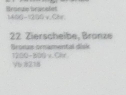 Zierscheibe, Urnenfelderzeit, 1400 - 700 v. Chr., 1200 - 800 v. Chr., Bild 2/2