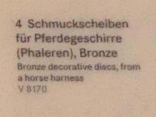 Schmuckscheiben für Pferdegeschirre (Phaleren), Urnenfelderzeit, 1400 - 700 v. Chr., 1000 - 700 v. Chr., Bild 2/2