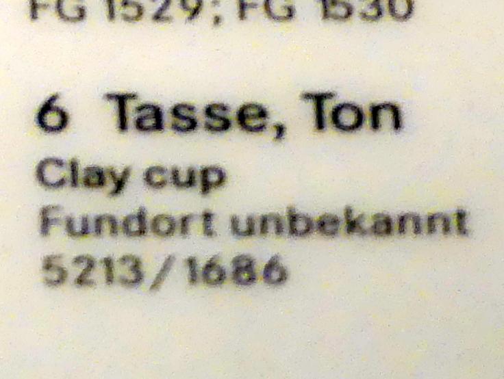 Tasse, Frühe Bronzezeit, 3365 - 1200 v. Chr., 2200 - 1500 v. Chr., Bild 2/2