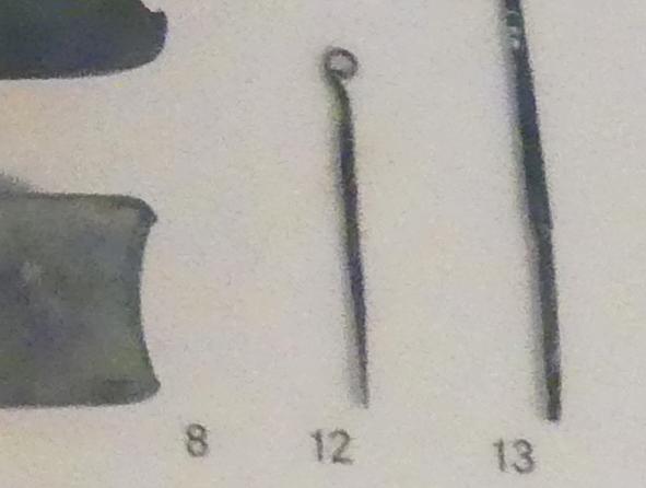 Rollenkopfnadel, Späte (Jüngere) Bronzezeit, 1500 - 700 v. Chr., 1000 - 800 v. Chr., Bild 1/2