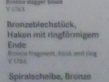 Haken mit ringförmigem Ende, Mittlere Bronzezeit, 3000 - 1300 v. Chr., 1600 - 1300 v. Chr., Bild 2/2