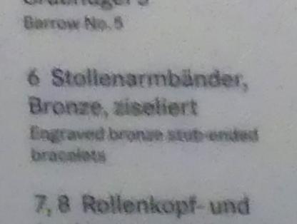 Stollenarmbänder, ziseliert, Mittlere Bronzezeit, 3000 - 1300 v. Chr., 1600 - 1300 v. Chr., Bild 2/2