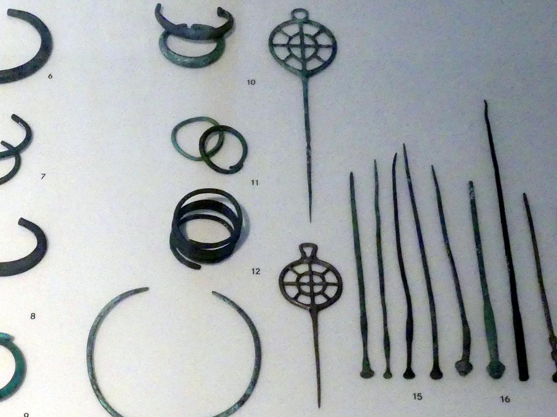 Doppelspiralnadeln, Bronzezeit, 3365 - 700 v. Chr., 1500 - 1300 v. Chr.
