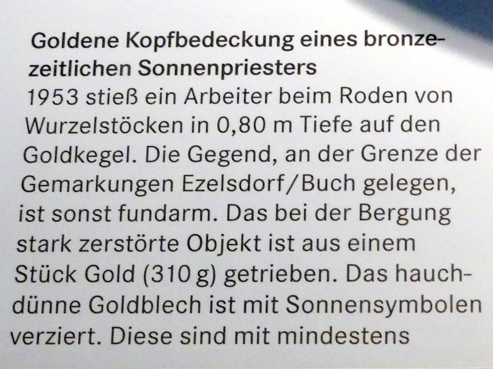 Gold-Kegel von Ezelsdorf-Buch, Späte (Jüngere) Bronzezeit, 1500 - 700 v. Chr., 1100 - 800 v. Chr., Bild 11/12