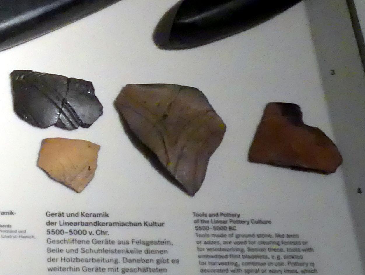 Verzierte Keramikfragmente, Frühneolithikum (Altneolithikum), 5500 - 4900 v. Chr., 5500 - 5000 v. Chr.
