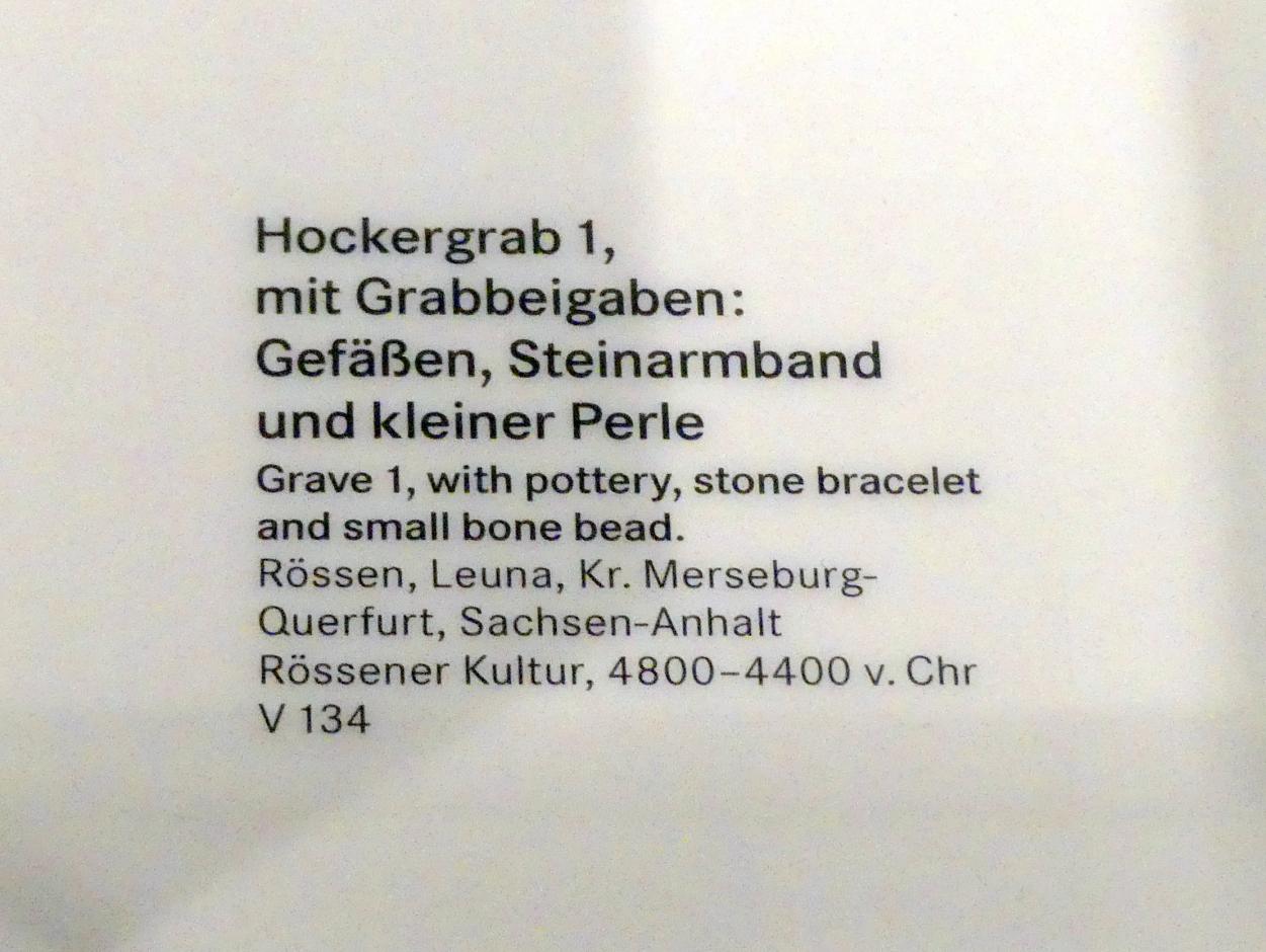 Hockergrab 1 mit Grabbeigaben, Mittelneolithikum, 5500 - 4400 v. Chr., 4800 - 4400 v. Chr., Bild 2/2
