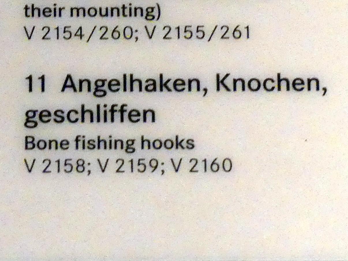 Angelhaken, geschliffen, Jungneolithikum, 4400 - 3500 v. Chr., Spätneolithikum, Undatiert, 4400 - 2800 v. Chr., Bild 2/2