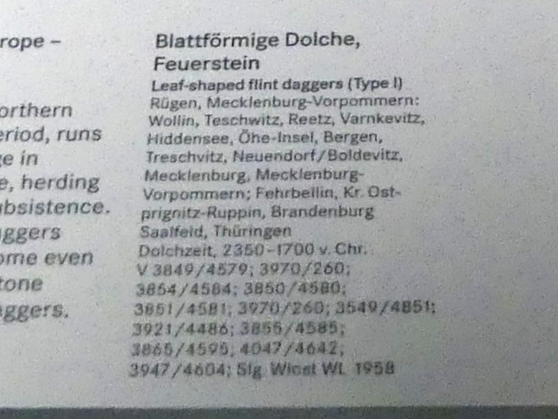 Blattförmiger Dolch, Dolchzeit, 2350 - 1700 v. Chr., 2350 - 1700 v. Chr., Bild 2/2