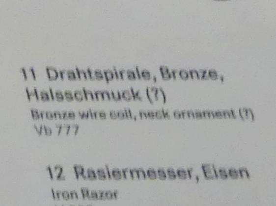 Drahtspirale; Halsschmuck(?), Eisenzeit, 1200 - 1 v. Chr., Bild 2/2