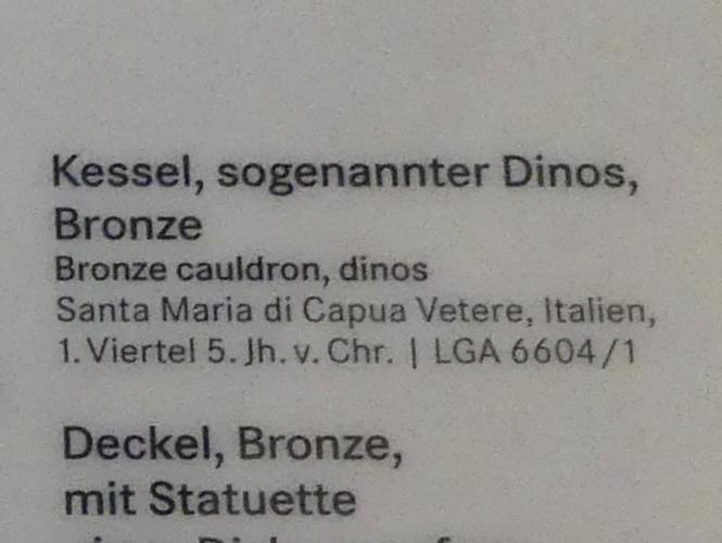 Kessel, sogenannter Dinos, 500 - 475 v. Chr., Bild 4/7