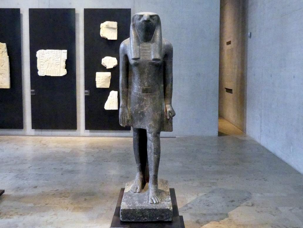 Stand-Schreitfigur des Gottes Horus, 18. Dynastie, 1210 - 966 v. Chr., 1360 v. Chr.