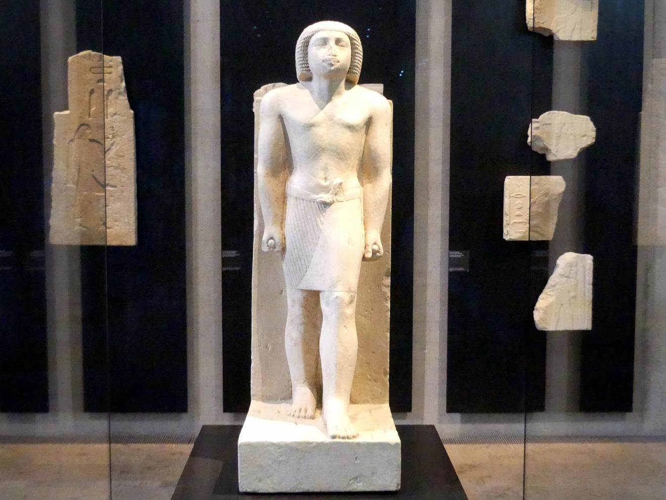 Stand-Schreitfigur des Hofmusikers Ipi, 4. Dynastie, 2462 - 2353 v. Chr., 2600 v. Chr.