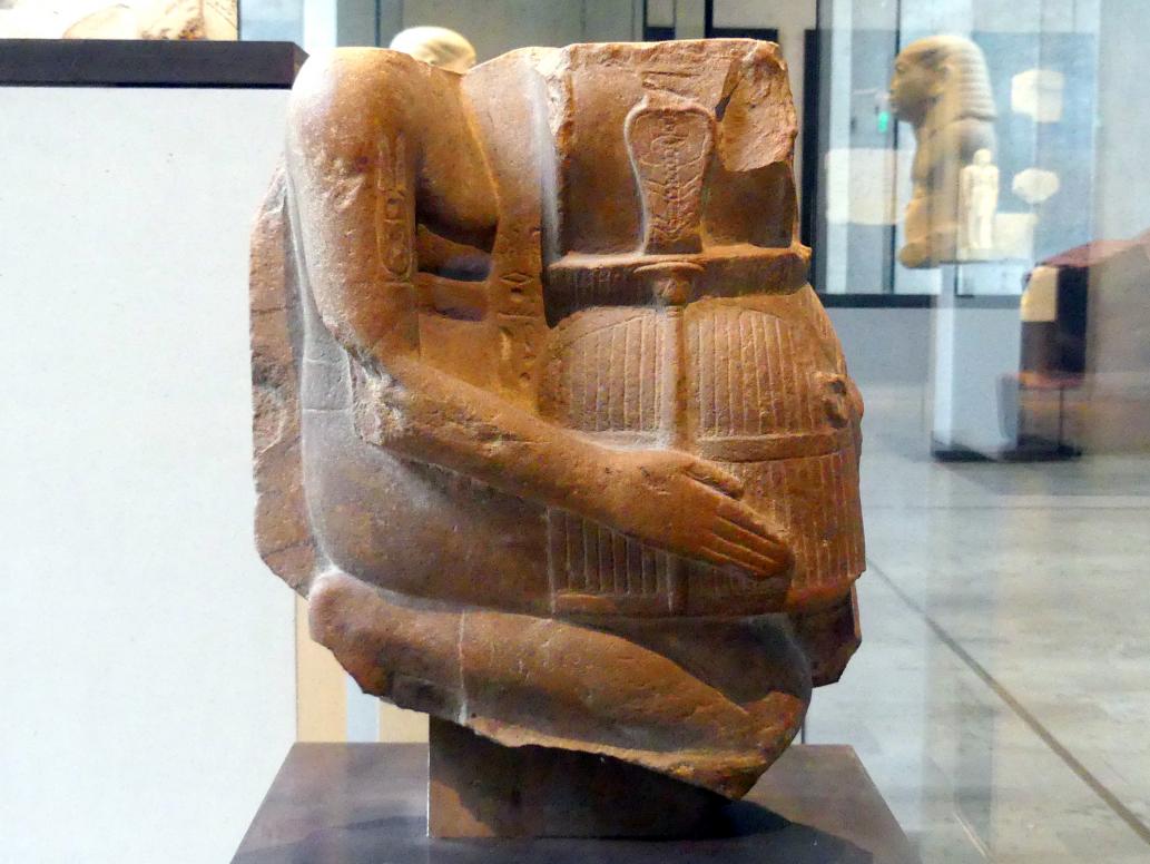 Kniefigur des königlichen Schreibers Rechmire mit Symbol der Göttin Hathor, 18. Dynastie, Undatiert, 1400 v. Chr., Bild 4/5