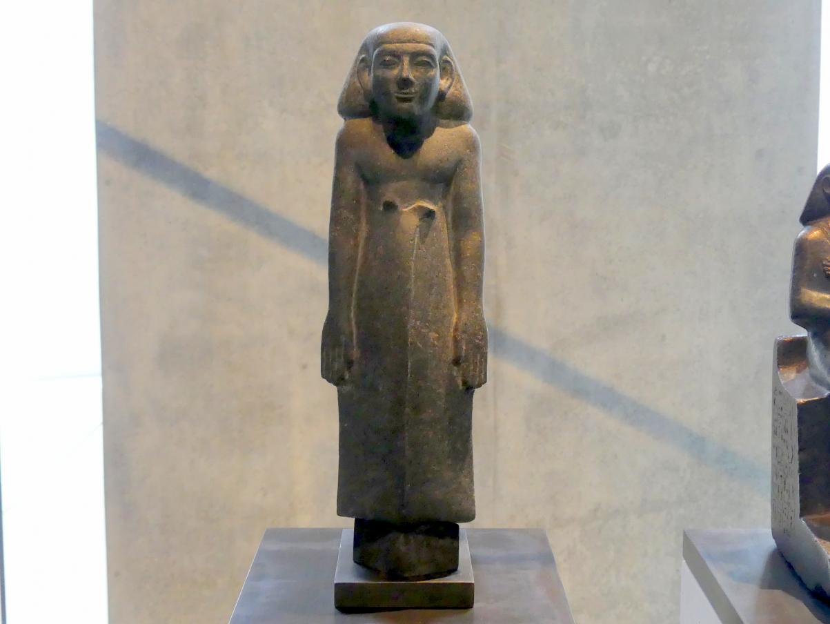 Stand-Schreitfigur eines Mannes mit langem Schurz, 13. Dynastie, 1639 - 1474 v. Chr., 1750 v. Chr.