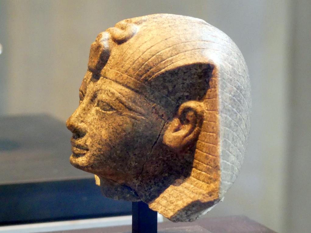 Kopf einer Sphinxfigur des Pharao Amenophis II., 18. Dynastie, Undatiert, 1420 v. Chr., Bild 2/4