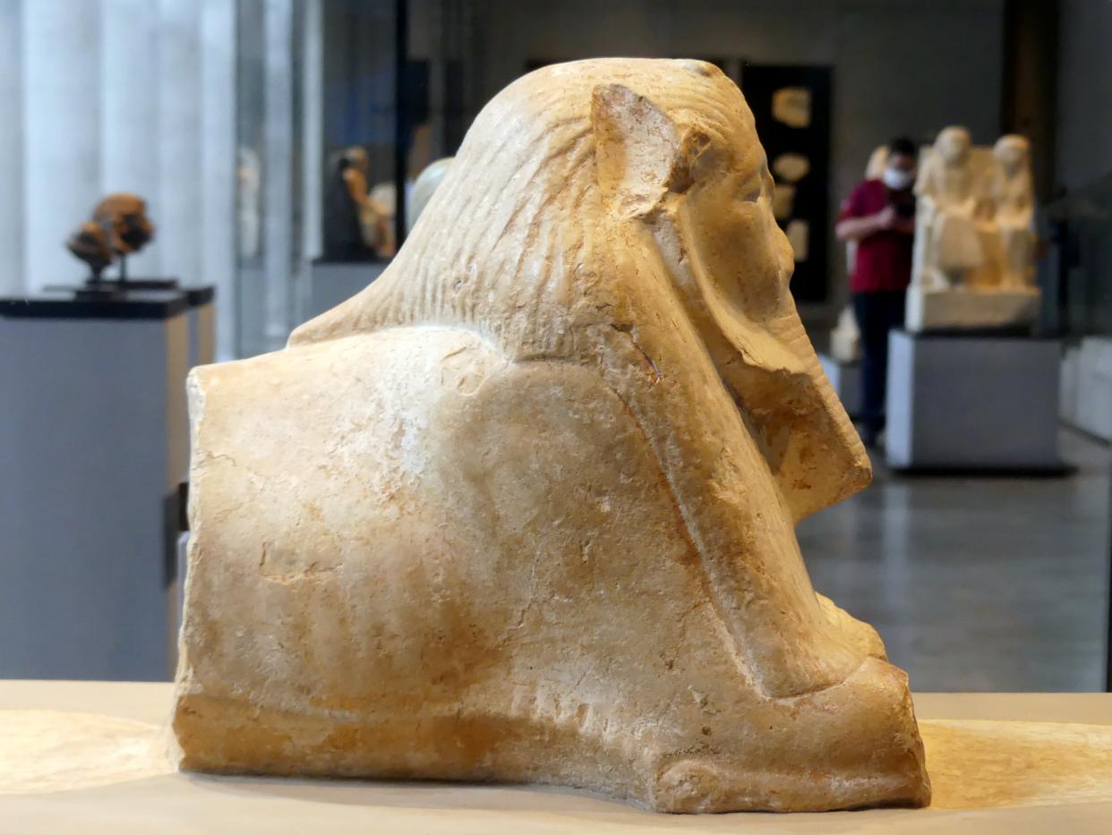Mähnensphinx des Pharao Amenemhet III., 12. Dynastie, 1678 - 1634 v. Chr., 1800 v. Chr., Bild 3/5
