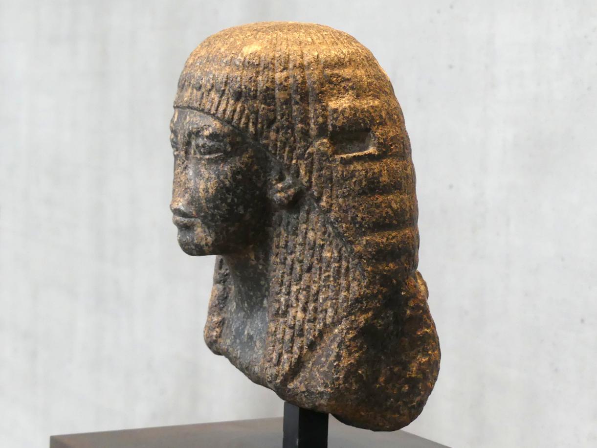 Kopf einer männlichen Figur, vermutlich der Vezir Pa-Ramessu, 18. Dynastie, 1210 - 966 v. Chr., 1310 v. Chr., Bild 2/5