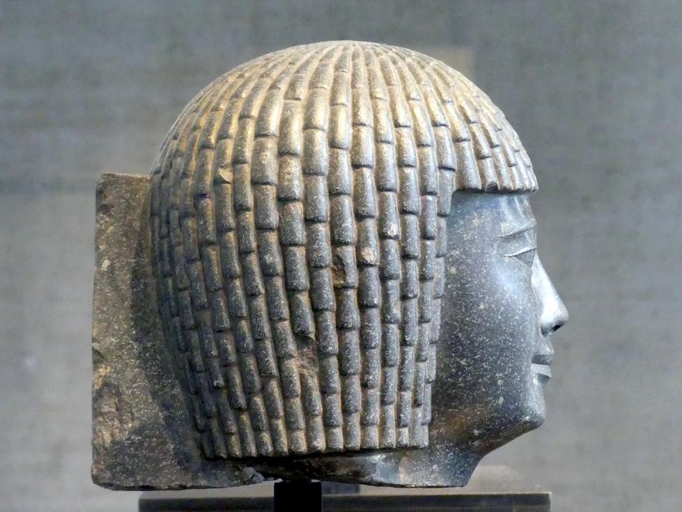 Kopf einer Priesterstatue, Ptolemäische Zeit, 400 v. Chr. - 1 n. Chr., 300 v. Chr., Bild 2/3
