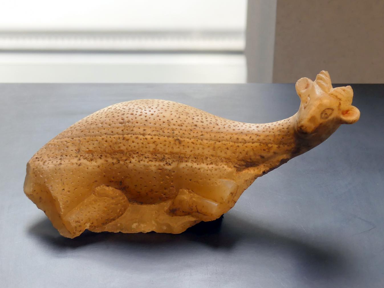 Griff eines Gefäßes im Gestalt einer liegenden Gazelle, 1. Dynastie, 2792 - 2672 v. Chr., 2950 v. Chr.