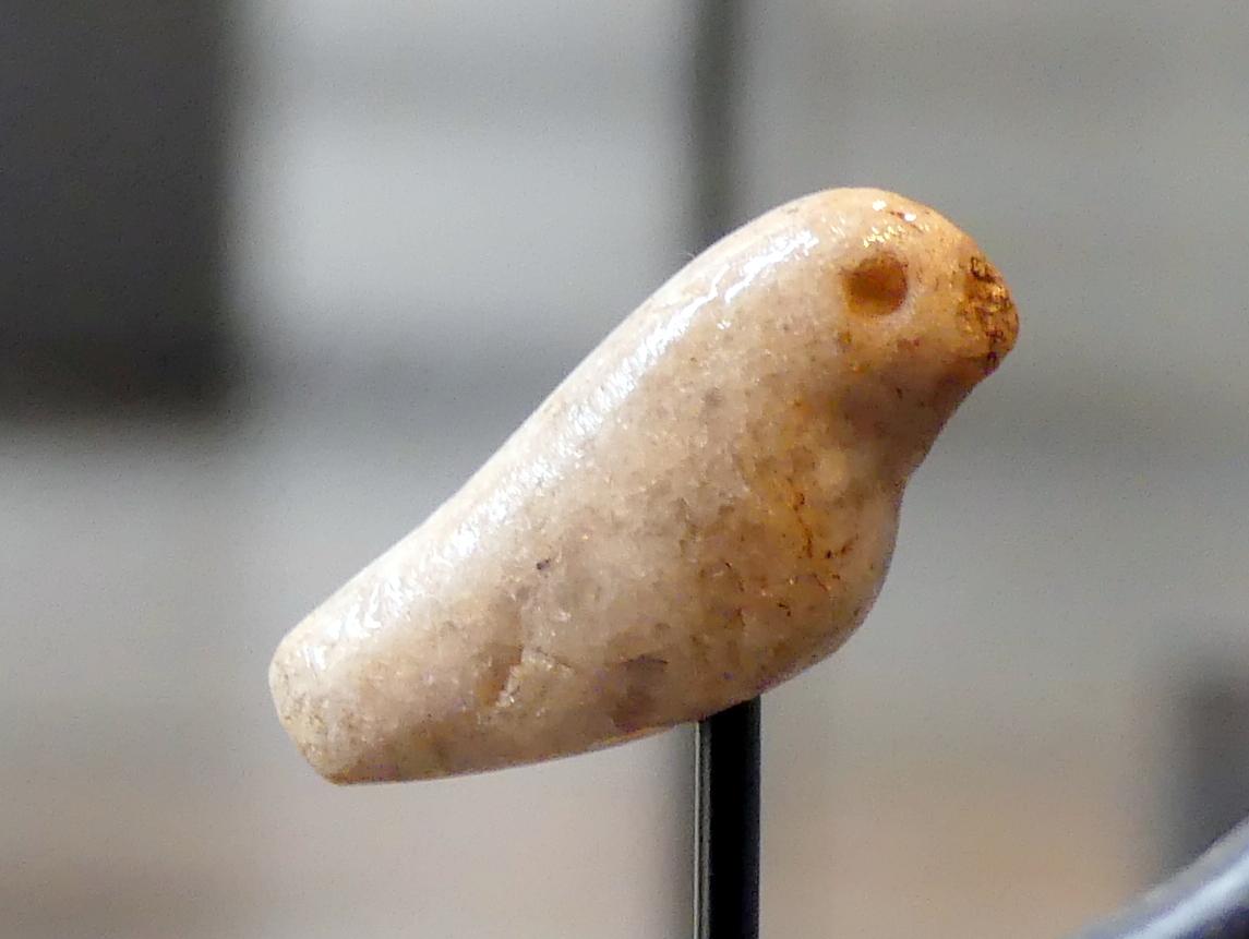 Figur eines Falken als Stabaufsatz, Prädynastische Zeit, 4000 - 3000 v. Chr., 3100 - 3000 v. Chr., Bild 1/3