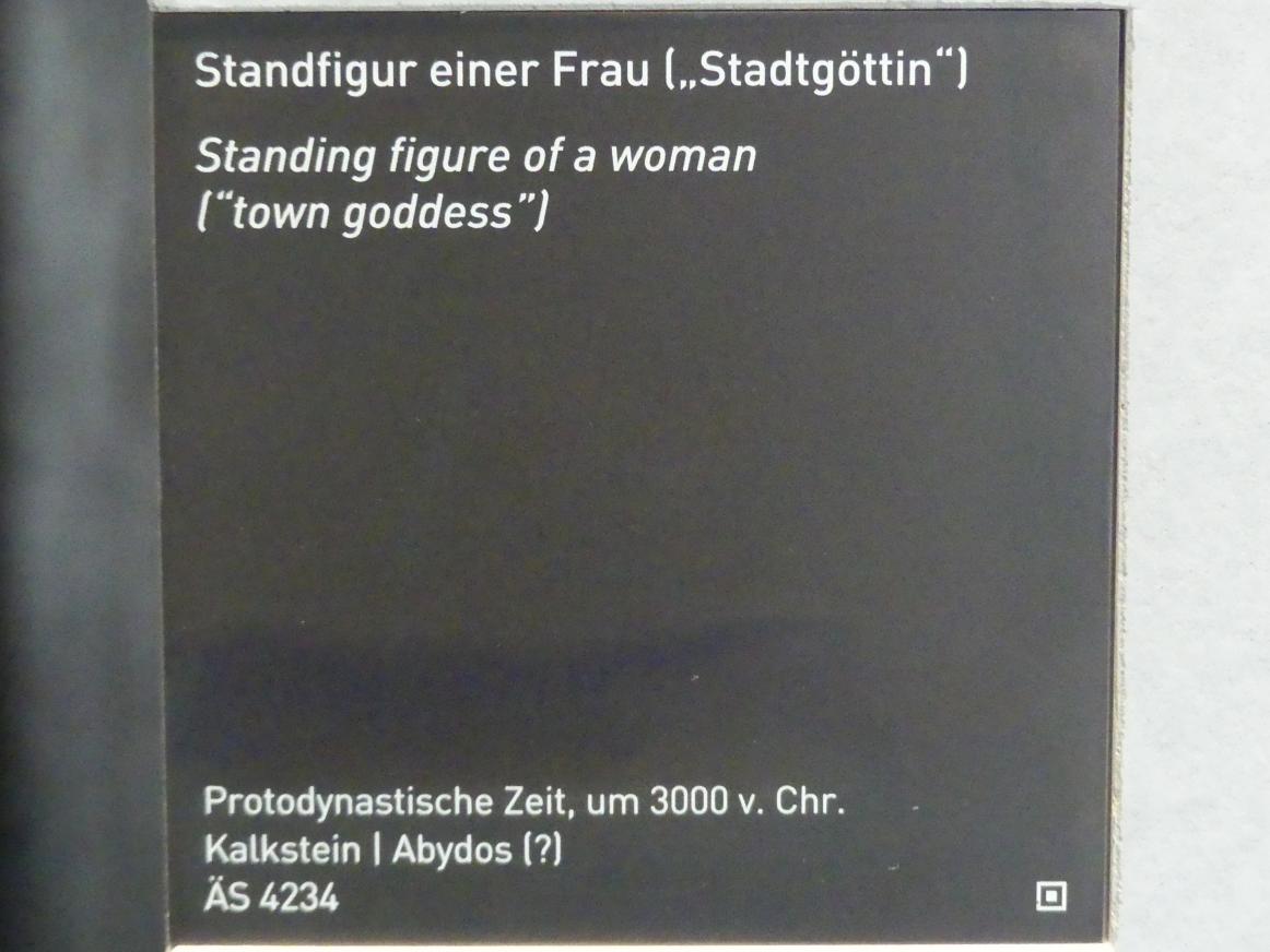 Standfigur einer Frau ("Stadtgöttin"), Prädynastische Zeit, 4000 - 3000 v. Chr., 3000 v. Chr., Bild 4/4