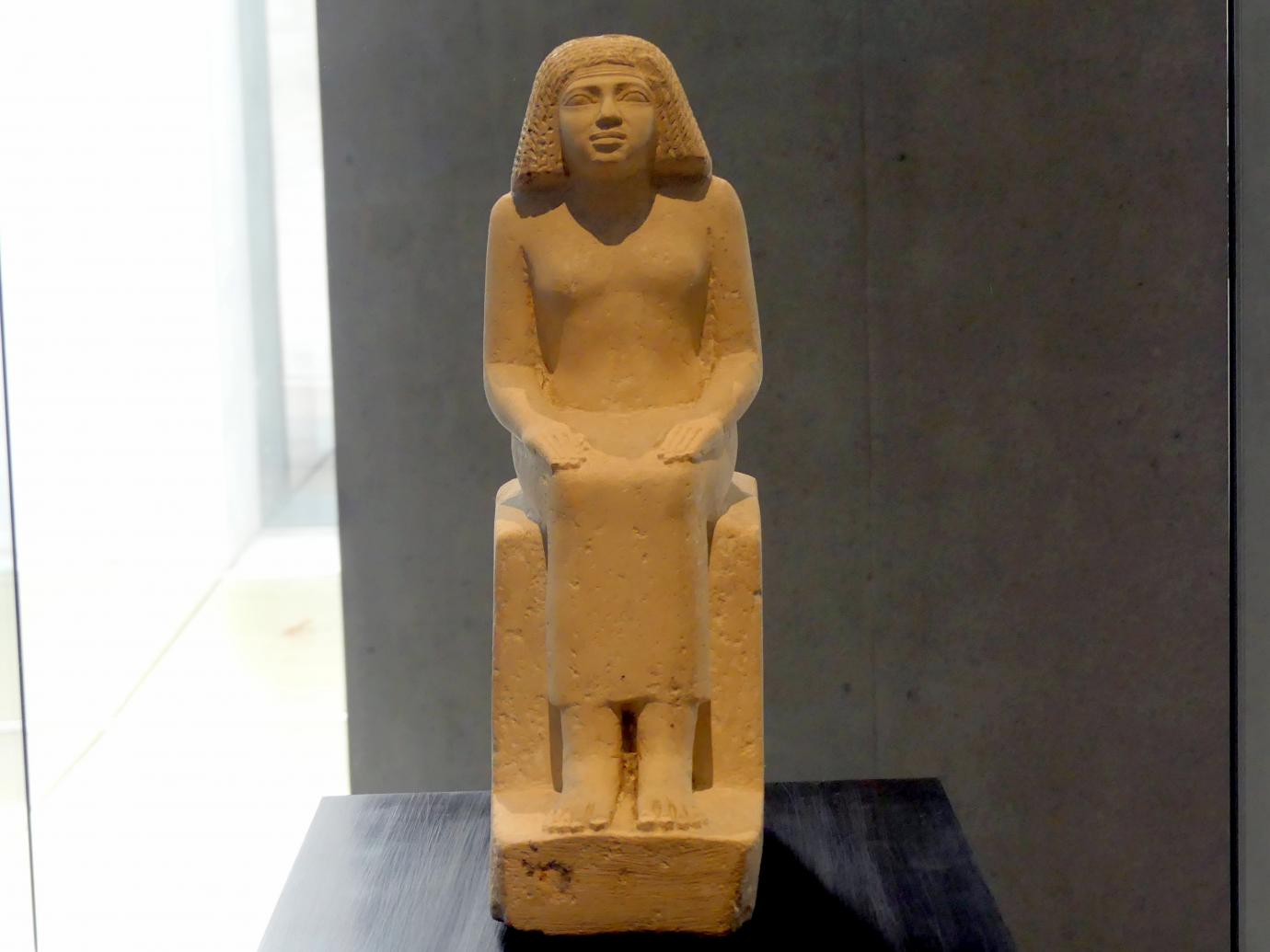 Sitzfigur der Königstochter Nefret-jabet, 4. Dynastie, 2462 - 2353 v. Chr., 2580 v. Chr.