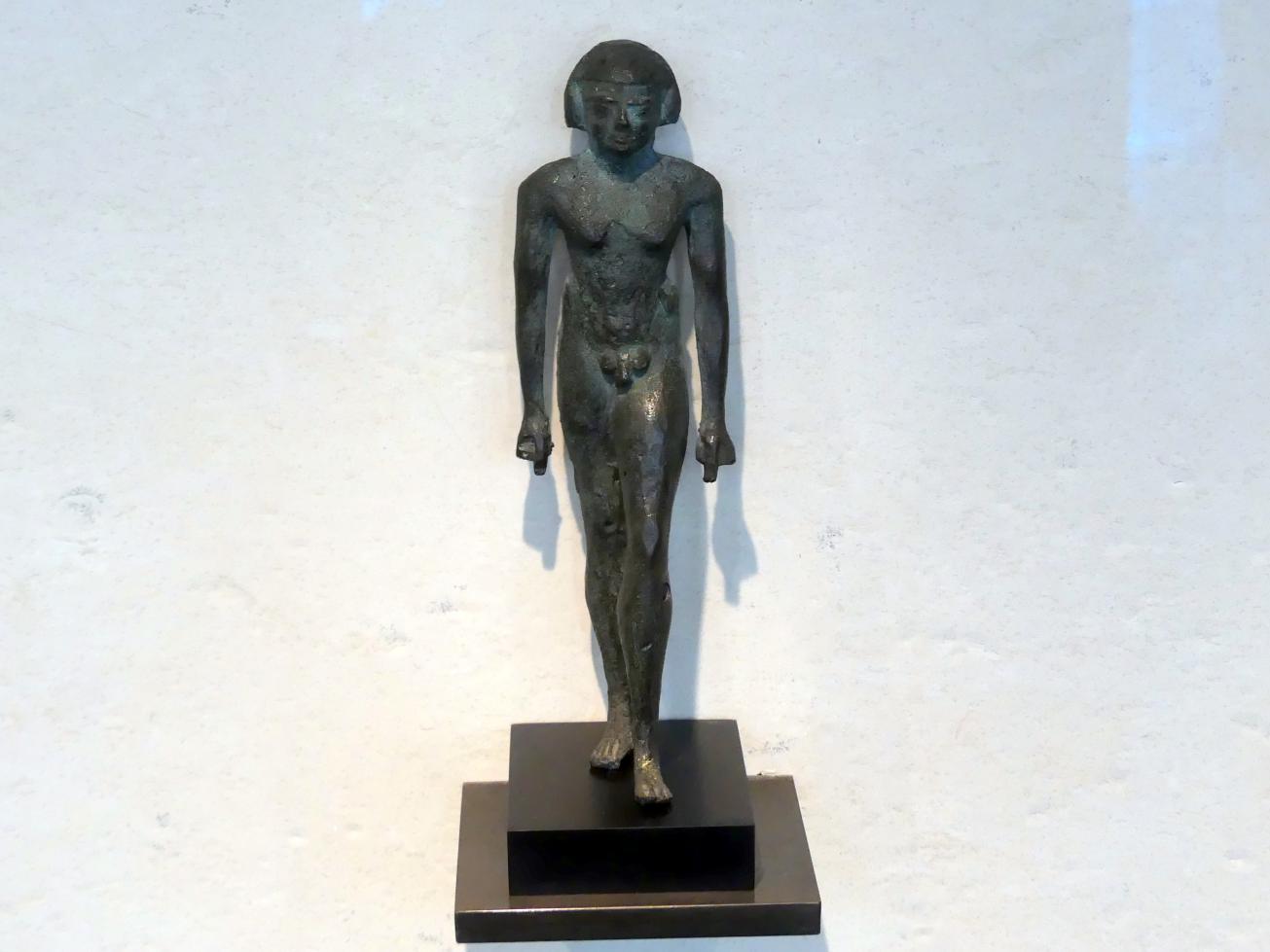Stand-Schreitfigur eines nackten Mannes, 12. Dynastie, 1803 - 1634 v. Chr., 2000 v. Chr.