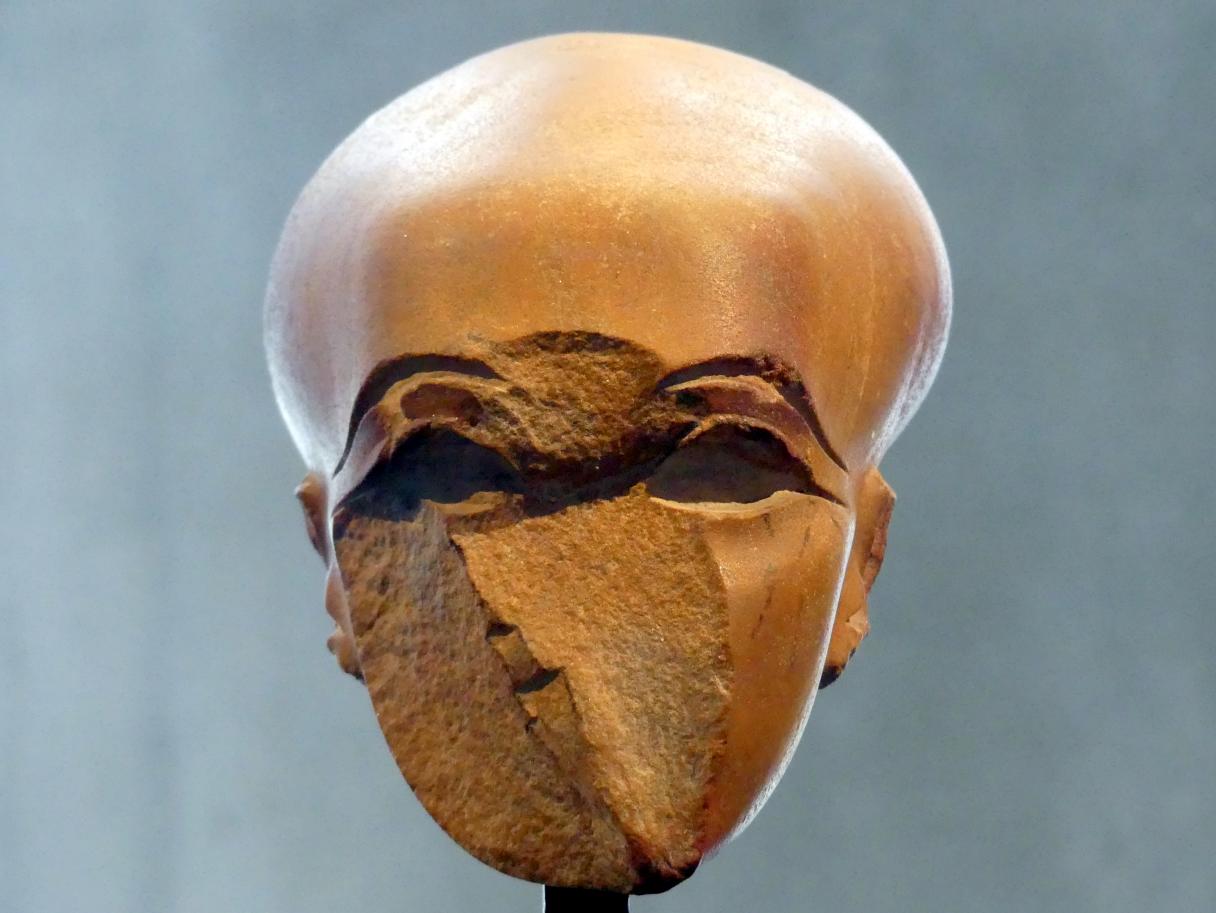 Statuenkopf einer Tochter des Echnaton, 18. Dynastie, Undatiert, 1345 v. Chr., Bild 1/5