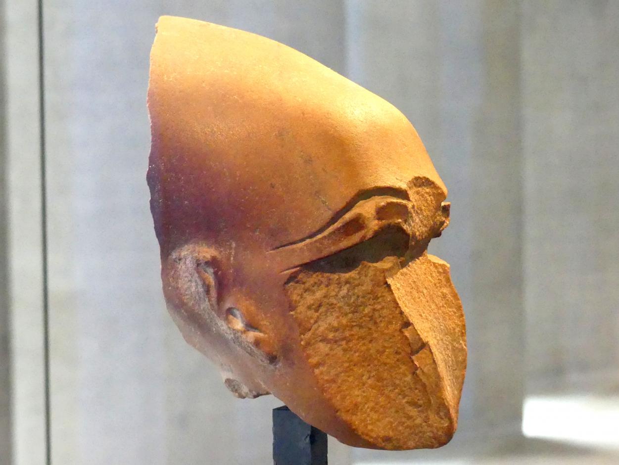 Statuenkopf einer Tochter des Echnaton, 18. Dynastie, Undatiert, 1345 v. Chr., Bild 3/5