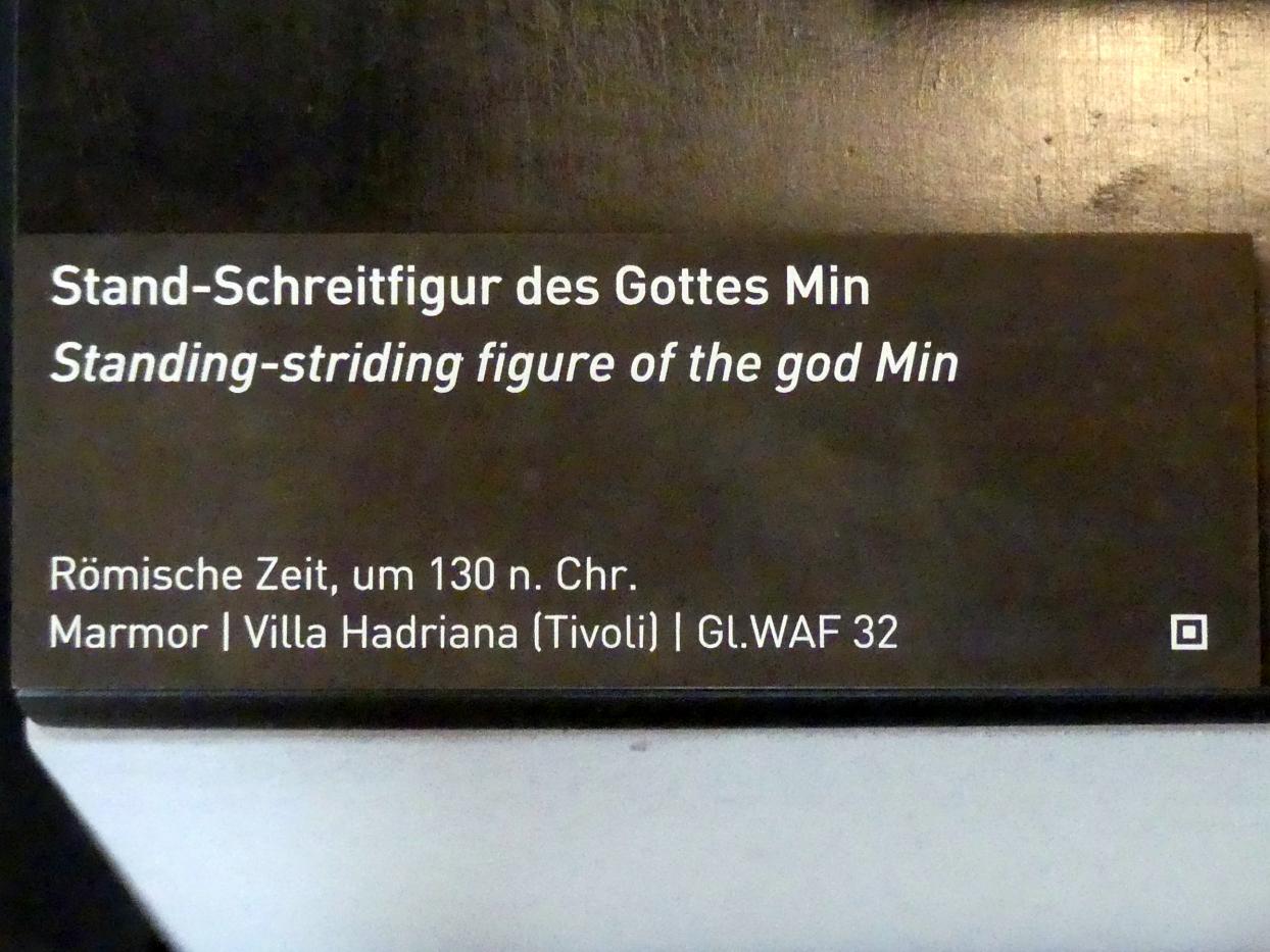 Stand-Schreitfigur des Gottes Min, Römische Kaiserzeit, 27 v. Chr. - 54 n. Chr., 130, Bild 4/4