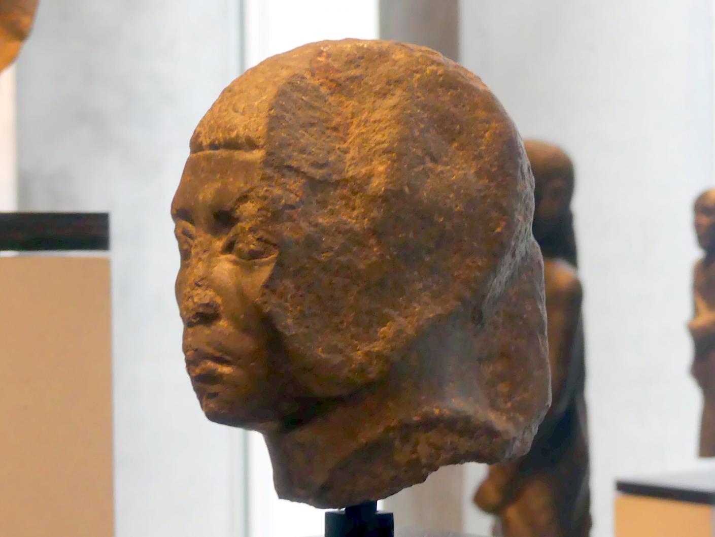 Kopf einer Priesterstatue, Ptolemäische Zeit, 400 v. Chr. - 1 n. Chr., 300 - 200 v. Chr., Bild 2/4