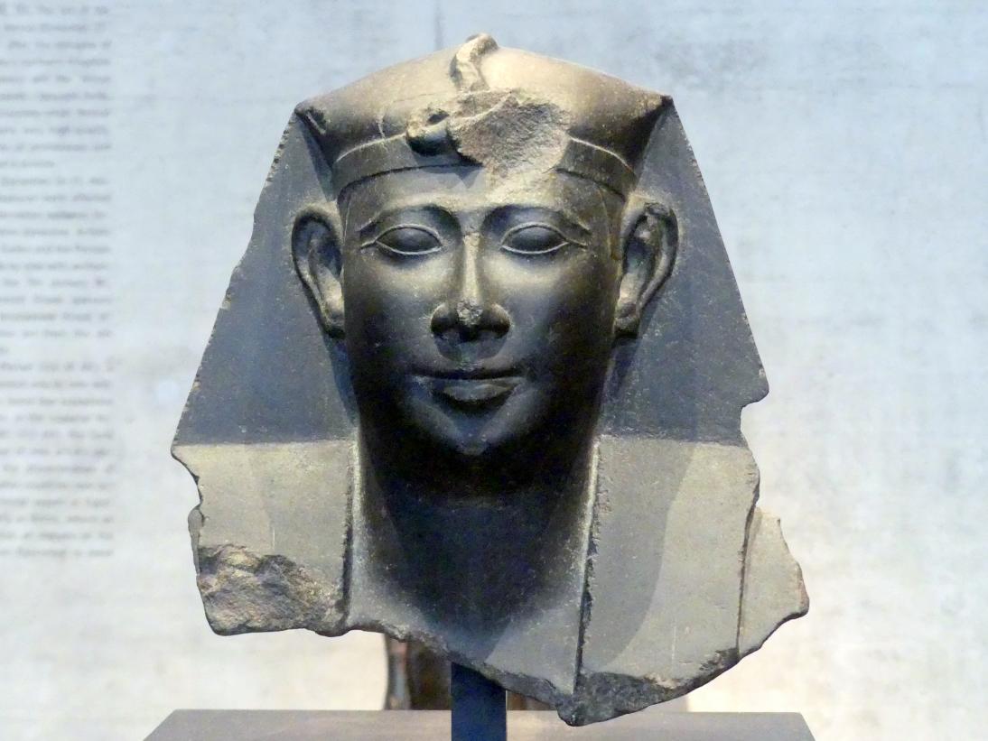 Kopf einer Königsstatue, Ptolemäische Zeit, 400 v. Chr. - 1 n. Chr., 200 - 100 v. Chr., Bild 1/2