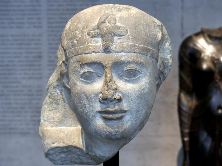 Kopf einer Königsstatue, Ptolemäische Zeit, 400 v. Chr. - 1 n. Chr., 300 - 200 v. Chr., Bild 1/2