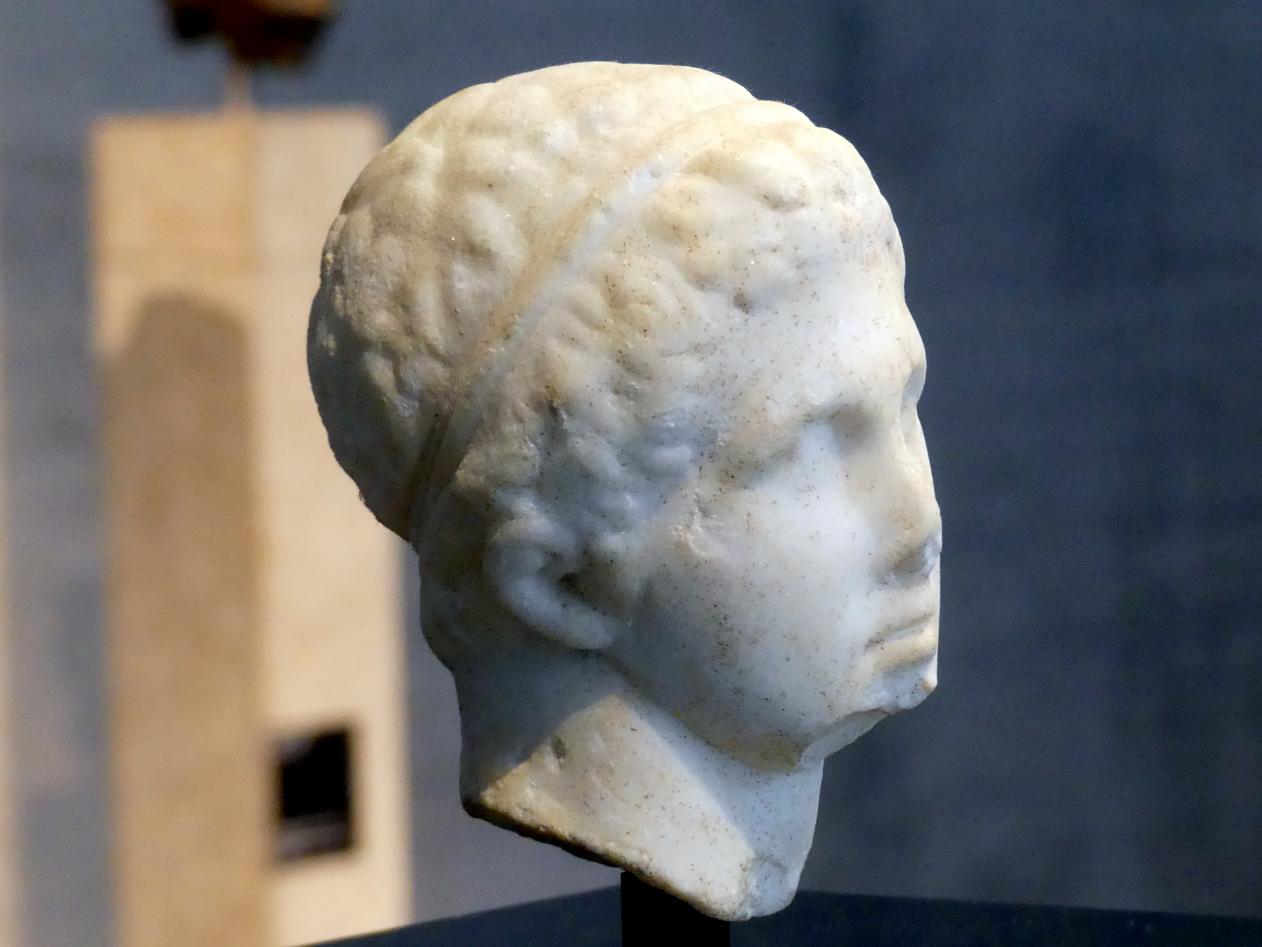 Kopf einer männlichen Statue (König oder Athlet), Ptolemäische Zeit, 400 v. Chr. - 1 n. Chr., 220 - 100 v. Chr., Bild 3/4