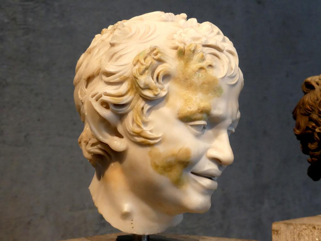 Kopf eines Satyrn / "Faun mit Flecken", Ptolemäisch-römische Zeit, 100 v. Chr. - 100 n. Chr., 100 v. Chr., Bild 2/4