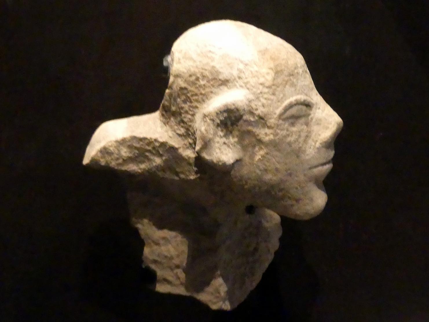 Kopf eines unterworfenen Asiaten, Bauplastik von einer Tempelwand, 19. Dynastie, 953 - 887 v. Chr., 1200 v. Chr., Bild 1/2