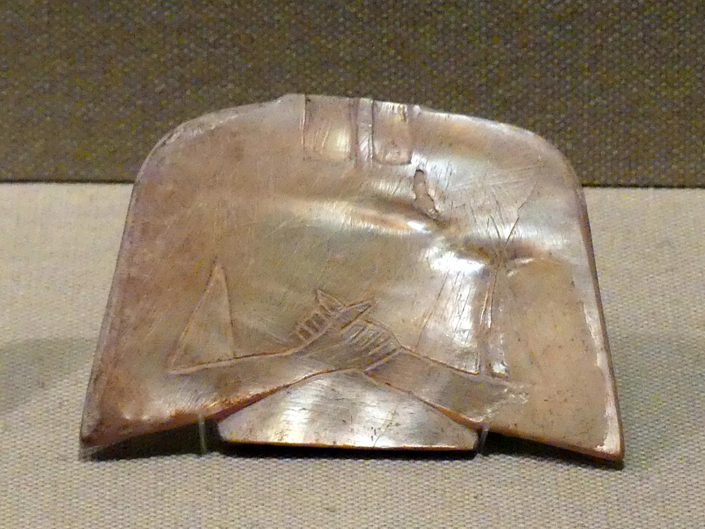 Einlegearbeit: Männlicher Torso, Frühdynastisch IIIa (Mesopotamien), 2900 - 2000 v. Chr., 2600 - 2500 v. Chr., Bild 1/2