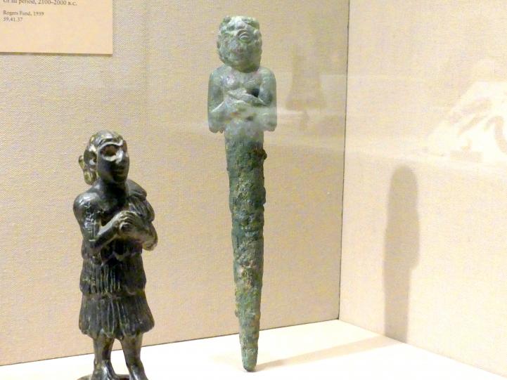 Grundstein-Figur einer Gottheit, Frühdynastisch IIIb (Mesopotamien), 2900 - 2000 v. Chr., 2500 - 2350 v. Chr.