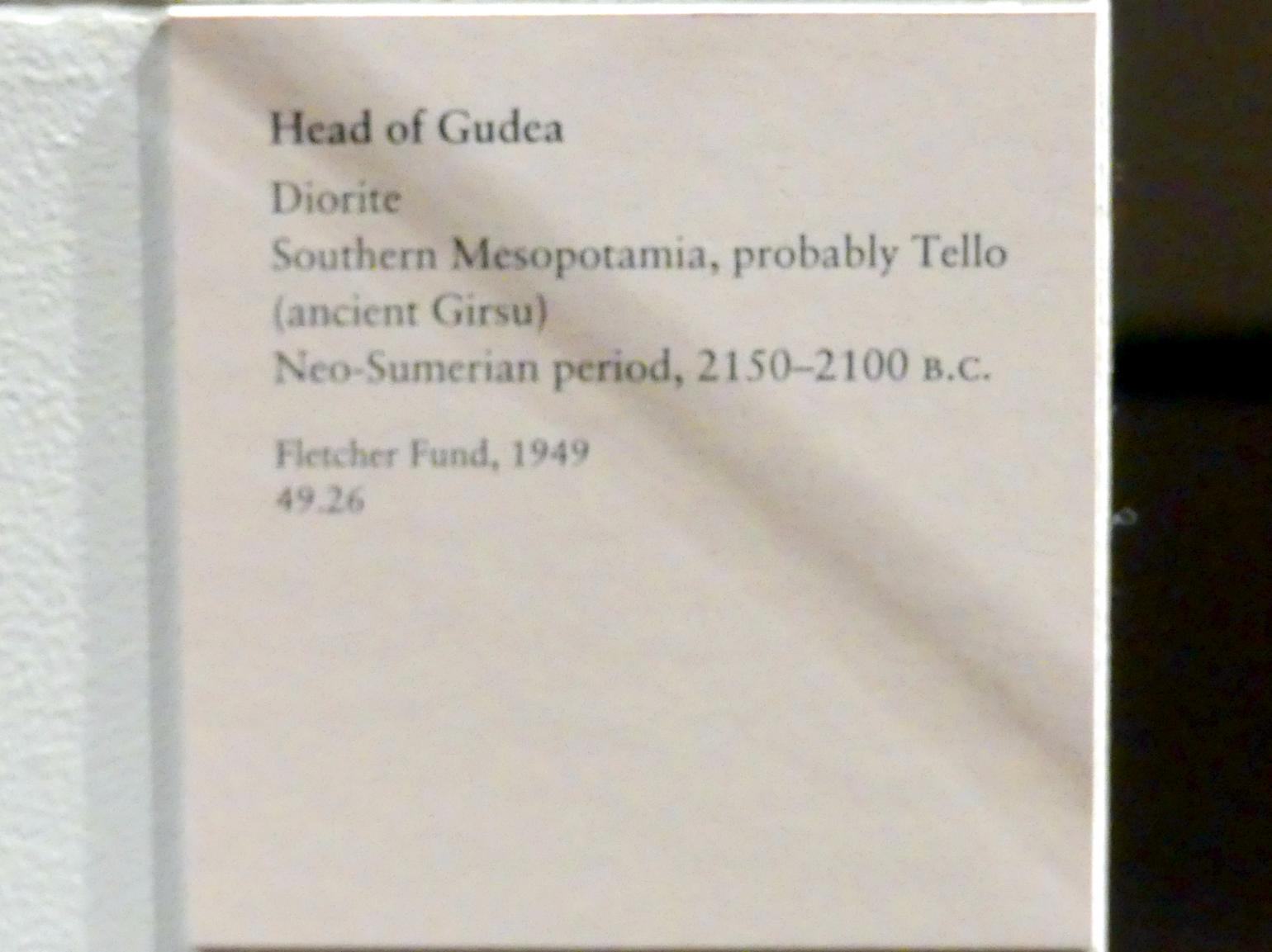 Kopf des Gudea, 2150 - 2100 v. Chr., Bild 4/4