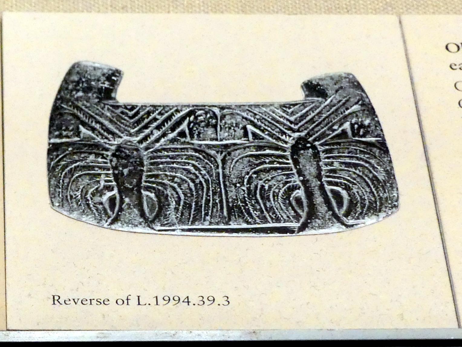 Objekt mit Griff (Gewicht?): Adler und Schlange, Palmen, 2500 - 2100 v. Chr., Bild 2/3