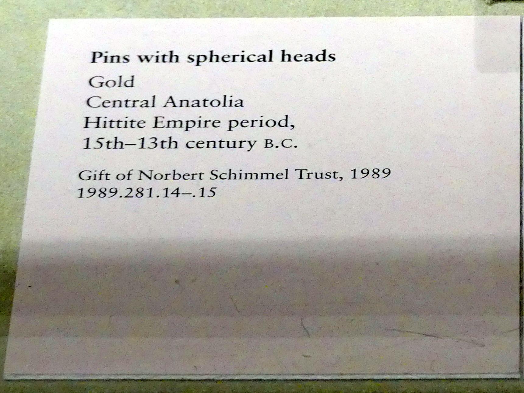Nadeln mit Kugelkopf, 1500 - 1200 v. Chr., Bild 2/3