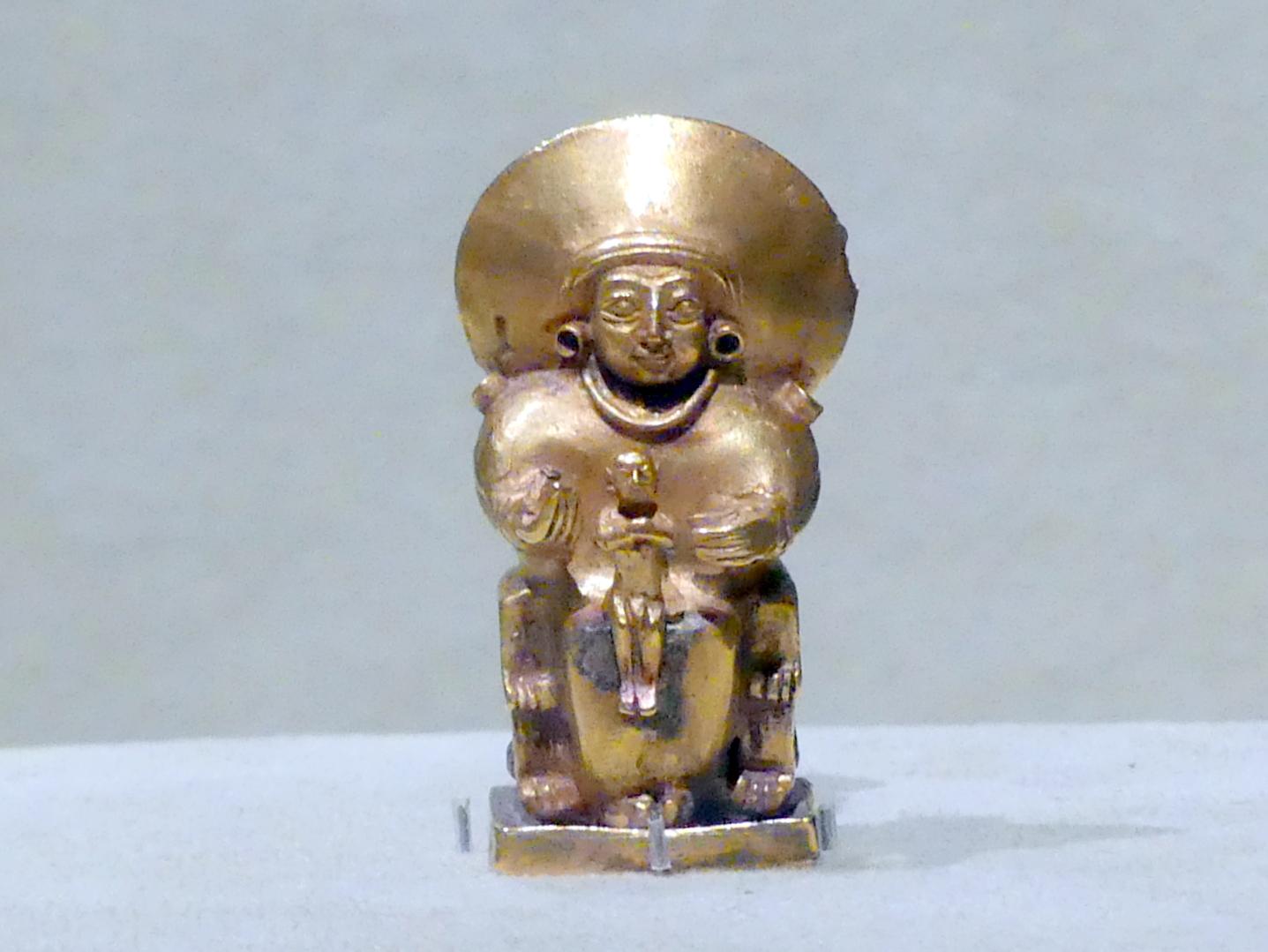 Sitzende Gottheit mit Kind, 1500 - 1200 v. Chr.