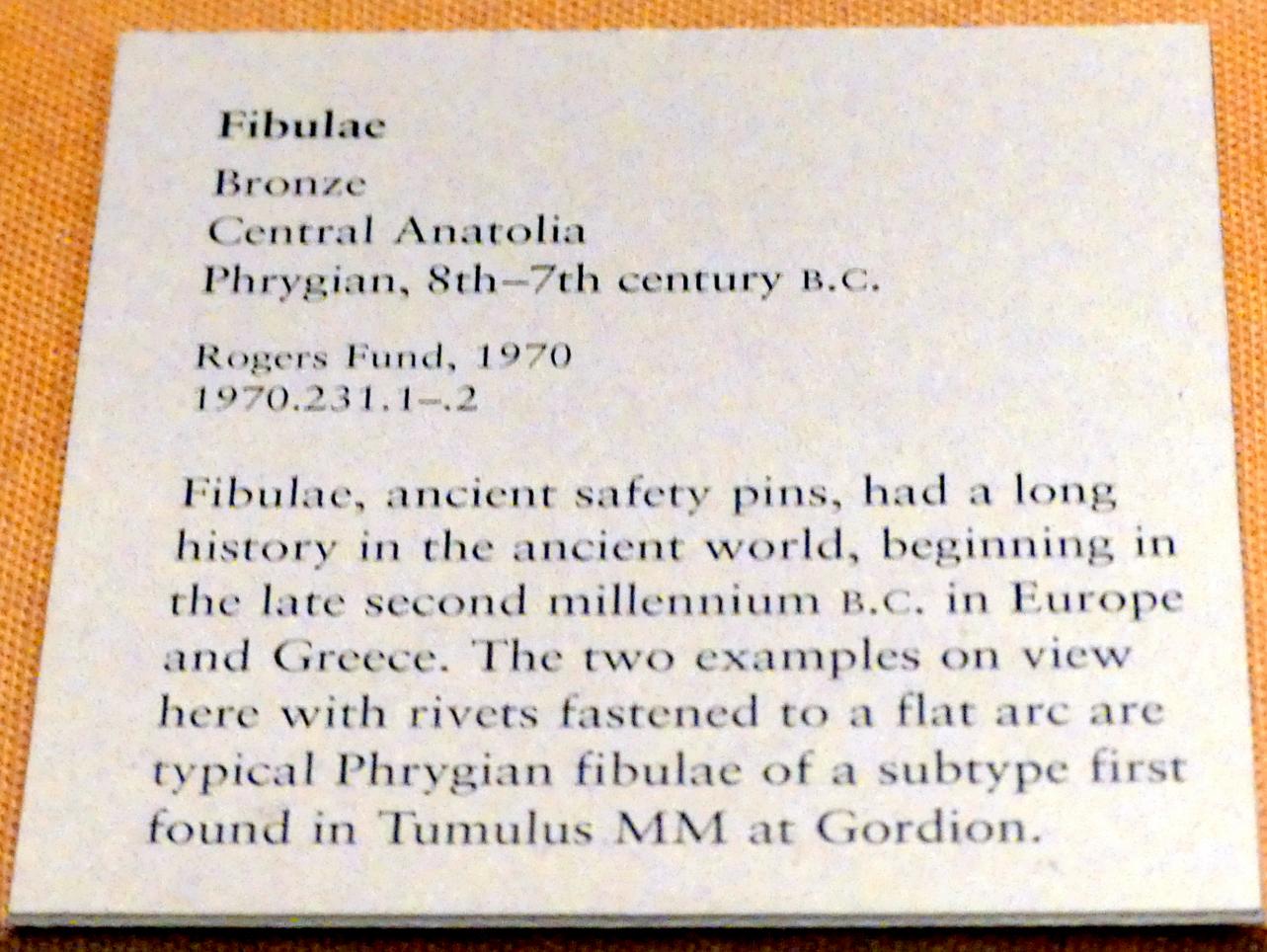 Fibel, 800 - 600 v. Chr., Bild 2/2