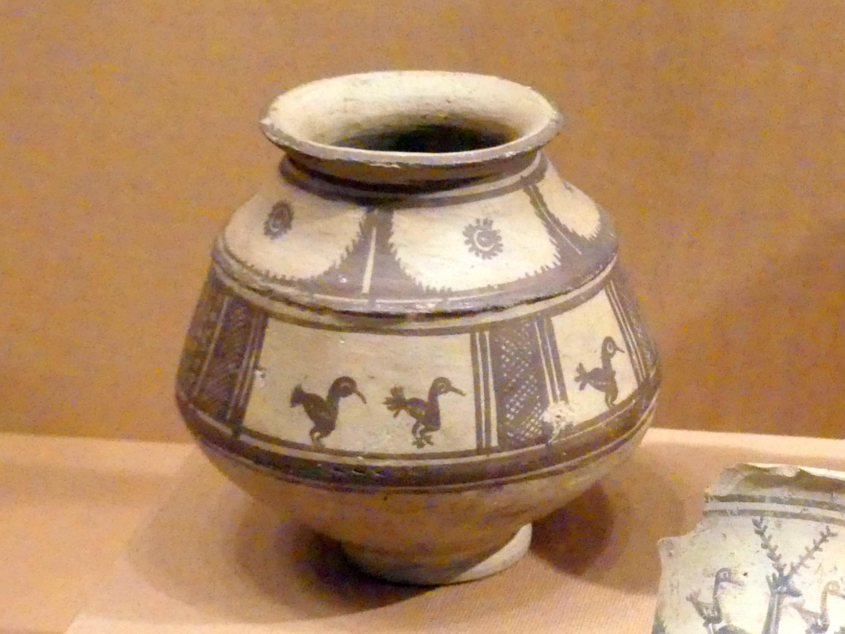Gefäß mit Vogelpaar-Dekor, 1600 - 1400 v. Chr.