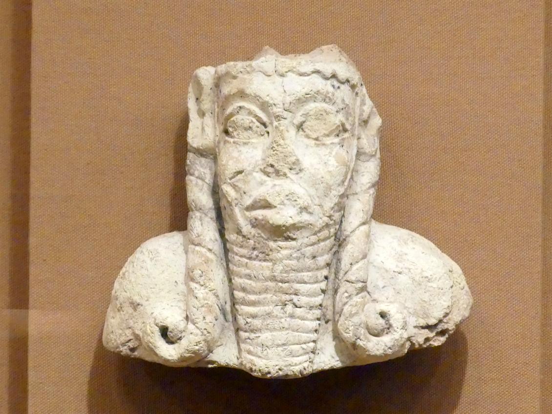Männliche Büste, Mittelelamische Periode, 2300 - 1100 v. Chr., 1500 - 1300 v. Chr.