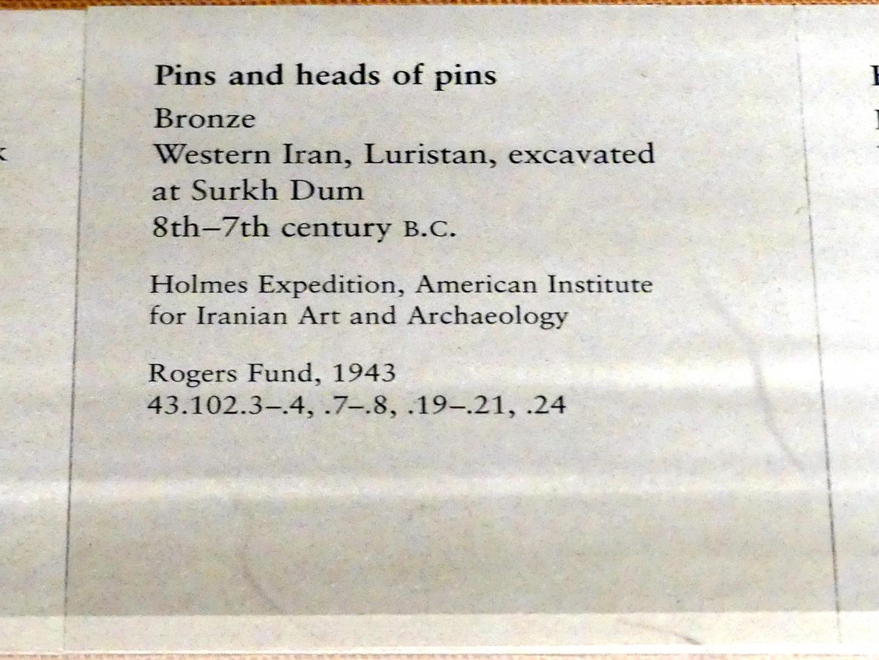 Nadel mit Entenkopf, Eisenzeit III, 800 - 600 v. Chr., 800 - 600 v. Chr., Bild 2/2