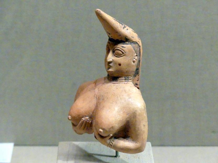 Gefäßfragment in Form eines weiblichen Aktes, Eisenzeit III, 800 - 600 v. Chr., 800 - 600 v. Chr., Bild 2/3